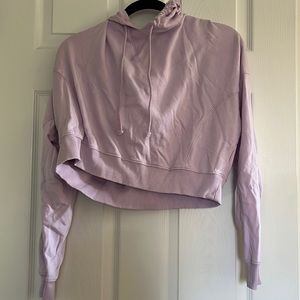 Aeropostale Lavender Cropped Hoodie | Size L